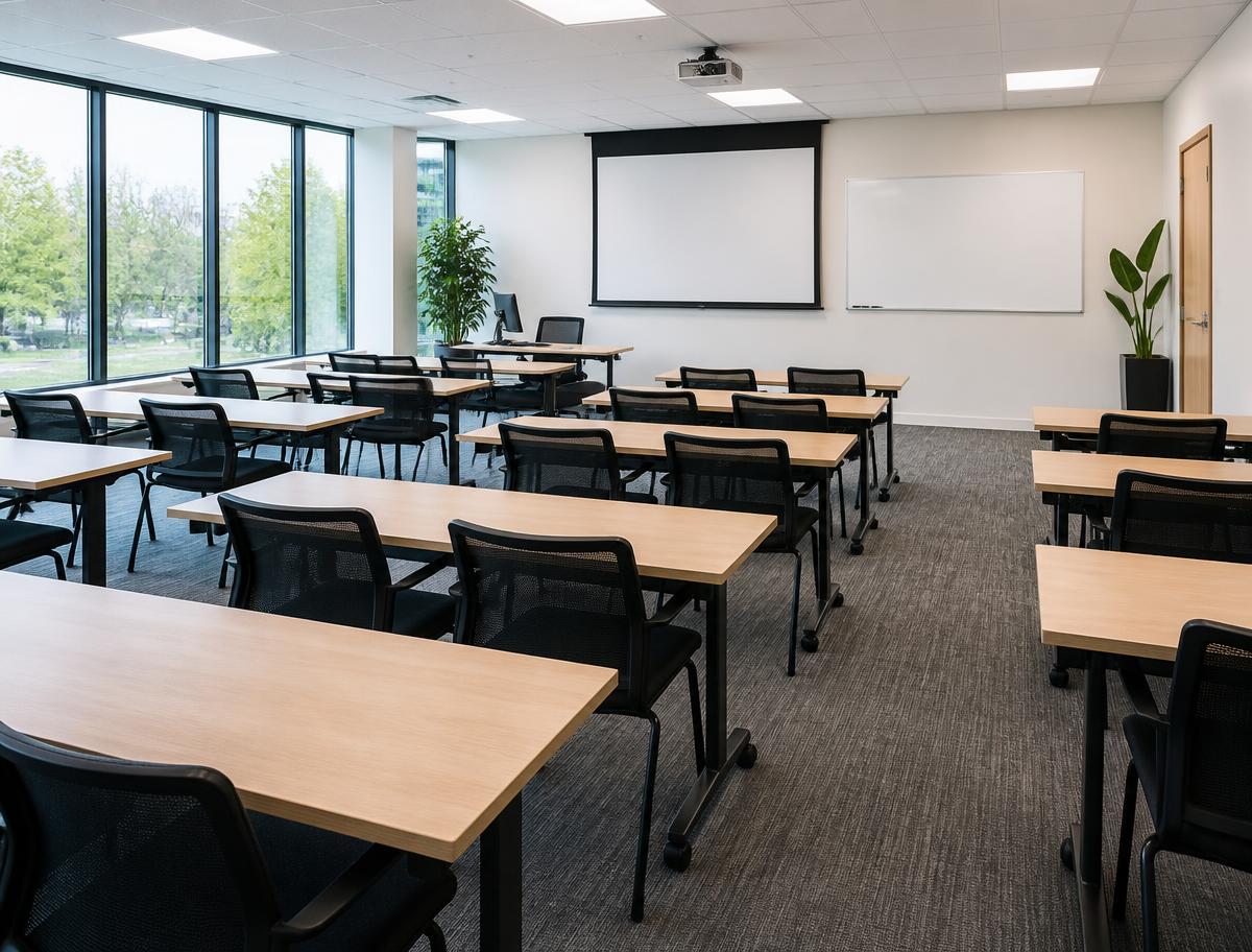 Classroom at the WGY Training centre in Birmingham